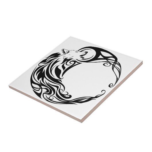 部族の狼 タイル (側面)