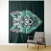 部族の狼 タペストリー (インサイチュ)