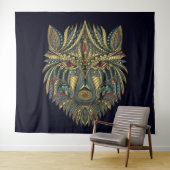 部族の狼 タペストリー (インサイチュ(横))