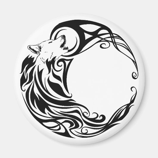 部族の狼 マグネット (正面)