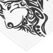 部族の狼 ロングテーブルランナー (コーナー)