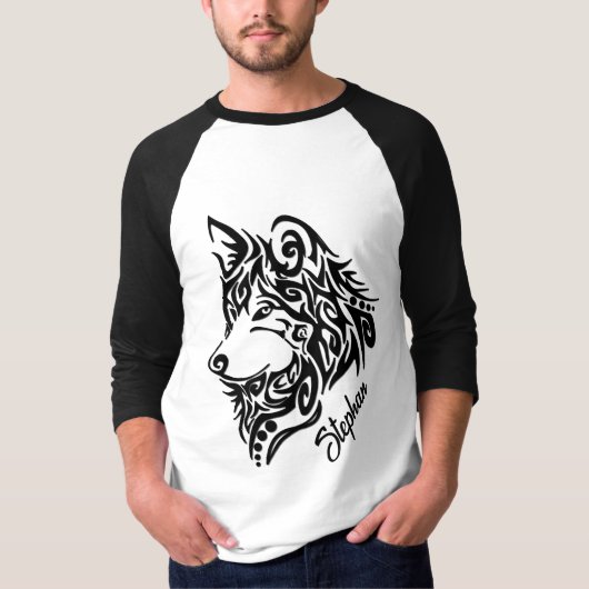 部族の狼 Tシャツ (正面)