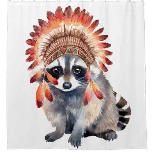 部族の盗賊 シャワーカーテン (正面)