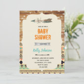 部族の矢を持つ少年をテーマにした招待状 招待状 (スタンド正面)