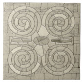 部族の砂モザイクアート タイル (正面)