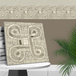 部族の砂モザイクアート タイル