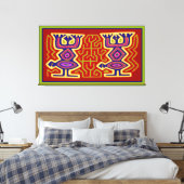 部族の祖先の霊 キャンバスプリント (インサイチュ (寝室))