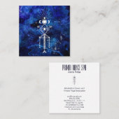 *~*部族の神聖な天体シャーマンアステカ スクエア名刺 (正面/裏面)