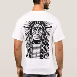 部族の精神：先住民アメリカのシンボル。 Tシャツ