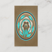 部族の羽の名刺 名刺 (正面)