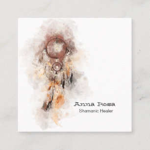 *~*部族の聖なるシャーマンの夢捕手シャーマン スクエア名刺