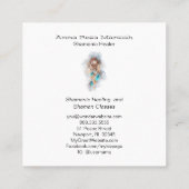 *~*部族の聖シャーメンシャーマンドリームキャッチャー スクエア名刺 (裏面)