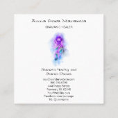 *～*部族の聖シャーメン・シャーマン – ドリームキャッチャー  スクエア名刺 (裏面)