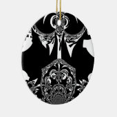 部族の花 セラミックオーナメント (右)