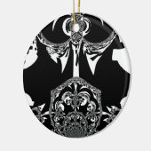 部族の花 セラミックオーナメント (左)