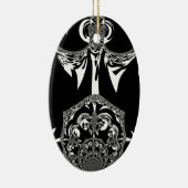 部族の花 セラミックオーナメント (右)