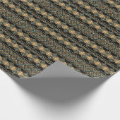 部族の芸術、民族幾何学、カラフルパターン。 ラッピングペーパー (角)