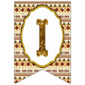 部族の赤ちゃんシャワーのバナー バンティングフラッグ (第3の旗)