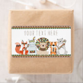 部族の赤ちゃんシャワー水ボトルラベル ラベル (インサイチュ)