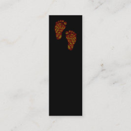 部族の足の指 スキニー名刺