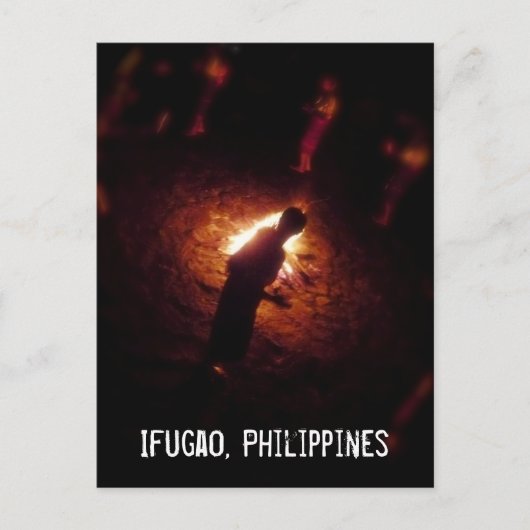 部族の踊り ポストカード (正面)