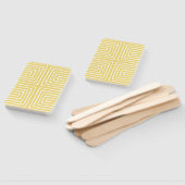 部族の迷路パンアフリカパターン泥の布 ハンドファン (組立なし)