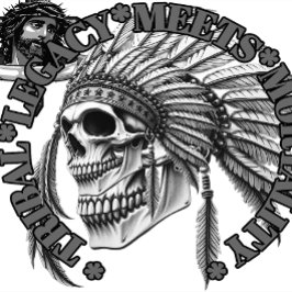 部族の遺産が死亡率を満たす Tシャツ