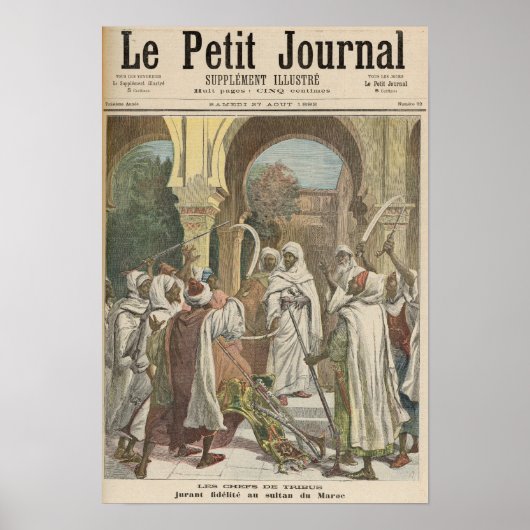 部族の長たちは忠誠を誓う ポスター (正面)