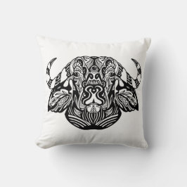 部族の雄牛 クッション