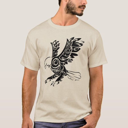 部族の鷲の力 Tシャツ (正面)