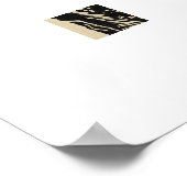 部族の黒人女性 ポスター (角)