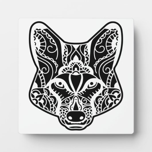 部族のWOLF フォトプラーク (正面)