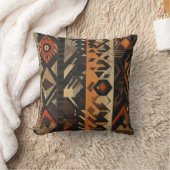 部族はっきりした幾何学的装飾用クッション クッション (ブランケット)