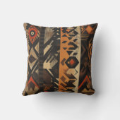 部族はっきりした幾何学的装飾用クッション クッション (裏面)