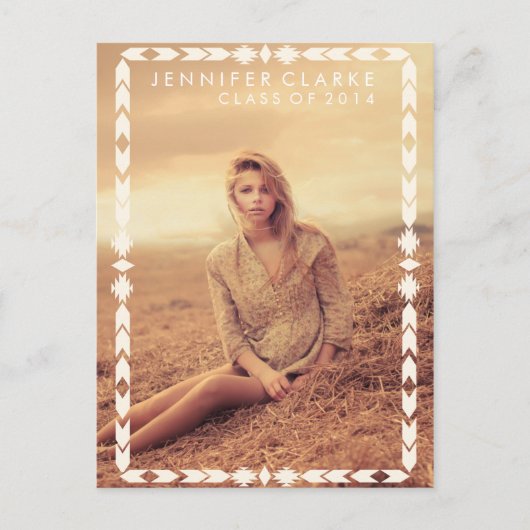 部族アステカグラード |卒業パーティー招待状 インビテーションポストカード (正面)