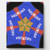 部族アフリカデザイン:ハクナ・マタタ フォトプラーク (正面)