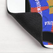 部族アフリカデザイン：ハクナ・マタタ マウスパッド (コーナー)