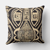 部族アフリカ クッション (裏面)