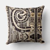 部族アフリカ クッション (裏面)