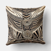 部族アフリカ クッション (裏面)