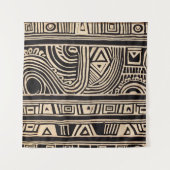 部族アフリカ タペストリー (正面)