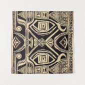 部族アフリカ タペストリー (正面(横))