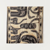 部族アフリカ タペストリー (正面(横))