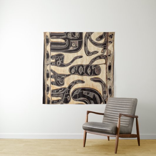 部族アフリカ タペストリー (インサイチュ(横))