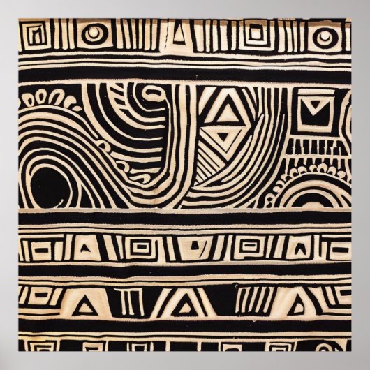 部族アフリカ ポスター (正面)