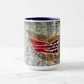 部族アメリカ先住民の芸術デザイン マグカップ (中央)