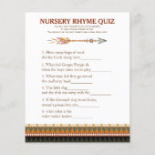 部族アロー赤ちゃんシャワーゲーム (裏面)