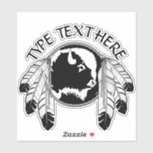 部族アートステッカー 先住民族 デカール (シート)