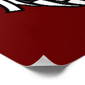 部族アートポスター部族ベアアートプリントポスター ポスター (角)