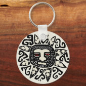 部族インディアンサンスピリット キーホルダー (正面)
